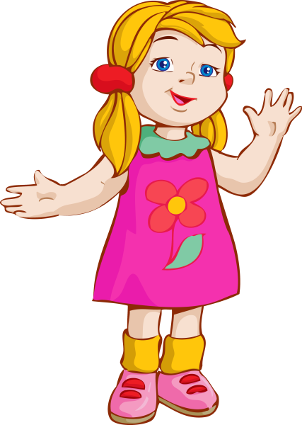 Мультяшная девочка