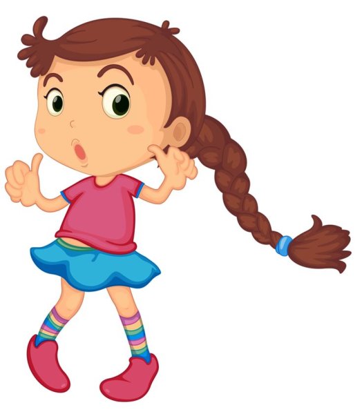 Девочка мультяшка