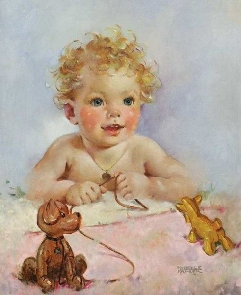 Младенец ретро