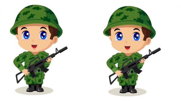 Нарисовать солдата