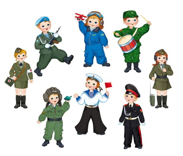 Военный в форме мультяшный