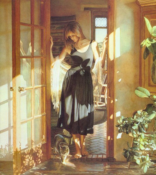 Художник Стив Хэнкс акварель