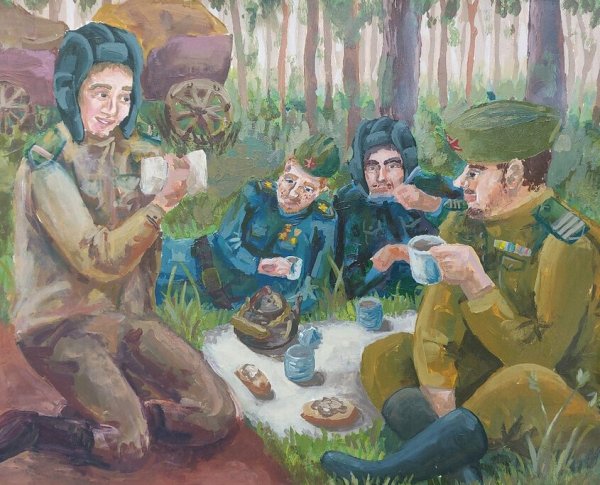 Девочка в военной форме