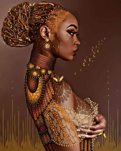 Алмазная мозаика Африканская