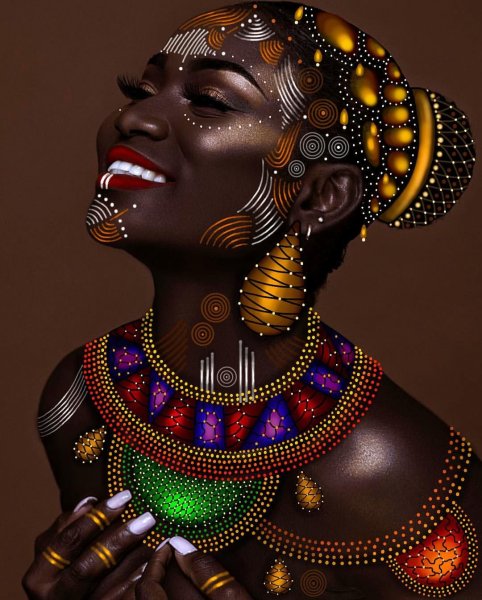 Портрет африканской женщины