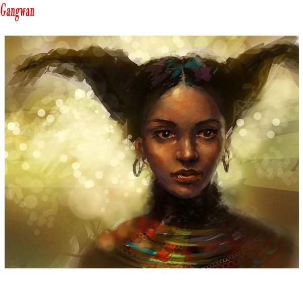 Темнокожий фэнтези портрет