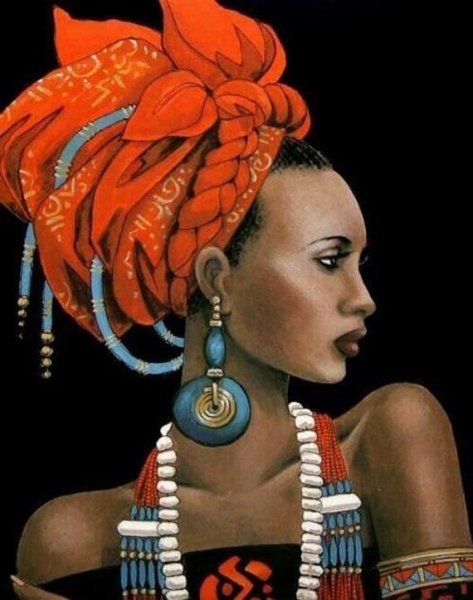 Африка женщины арт