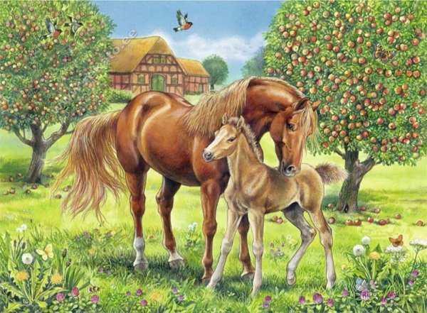 Лошади Ravensburger Puzzle