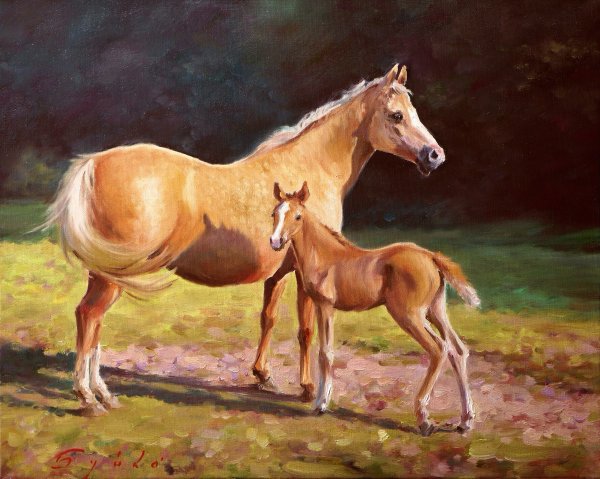 Буйко Олег художник лошади
