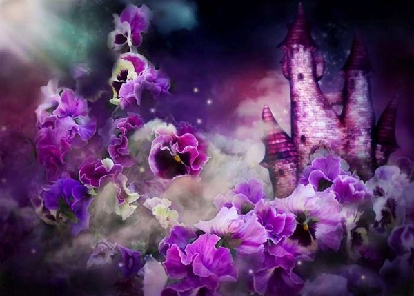 Живопись Кэрол Каваларис - сирень