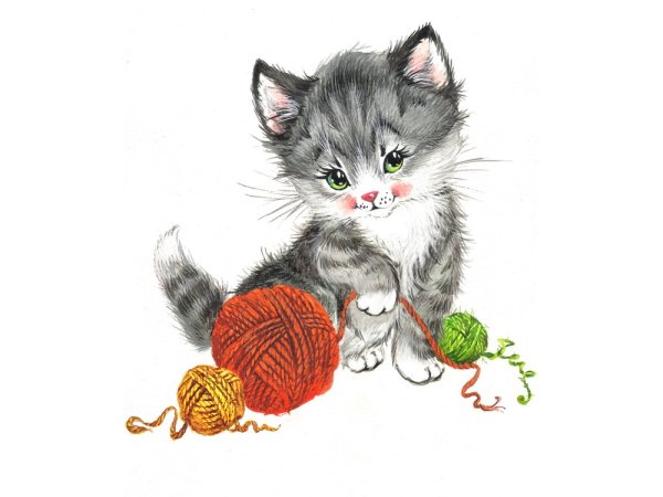 Котенок иллюстрация