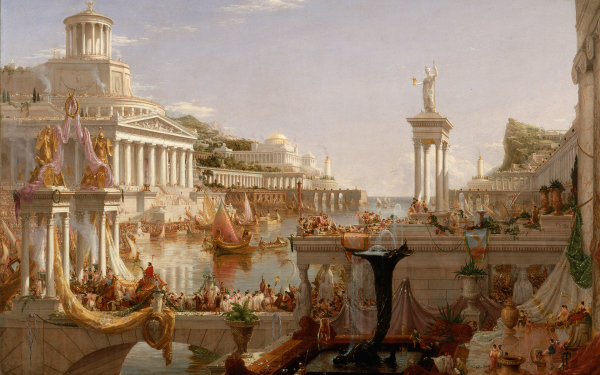 Томас Коул, «путь империи. Крушение». 1841