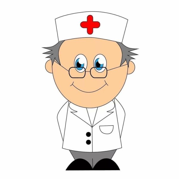 Врач рисунок