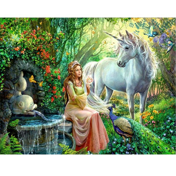 Пазл "принцесса и Единороги" Schmidt
