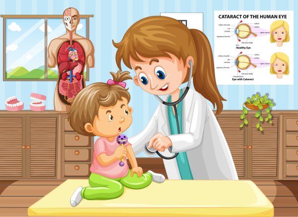 Врач иллюстрация для детей