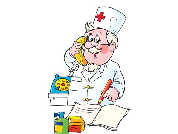Врач иллюстрация для детей