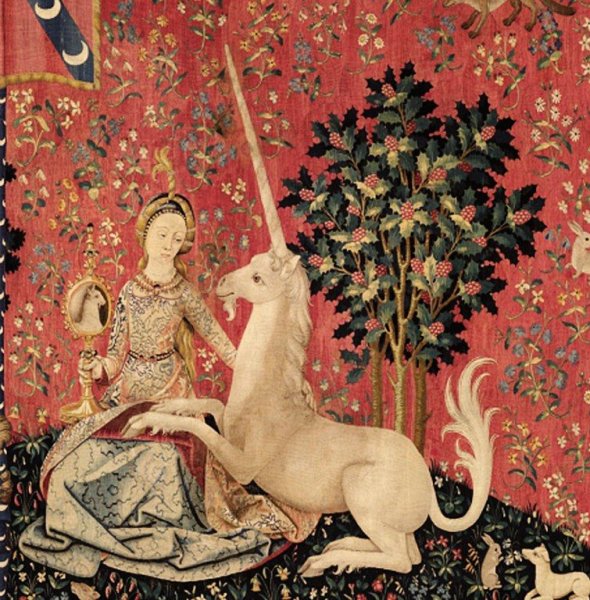 Гобелены дама с единорогом музей Клюни