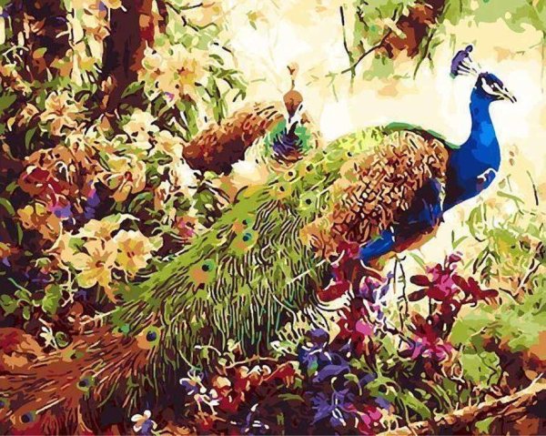 Gf 4262 садовый Павлин алмазная