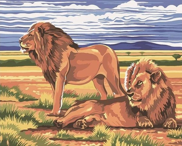 Картина два Льва