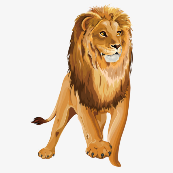 Лев мультяшный