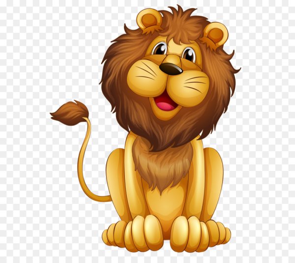 Лев мультяшка
