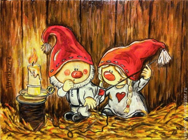 Картины с гномами