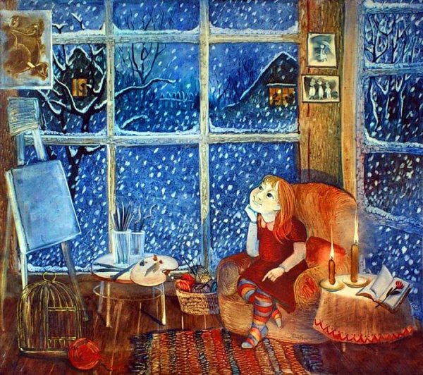 Живопись наивное искусство Надежда Ильина