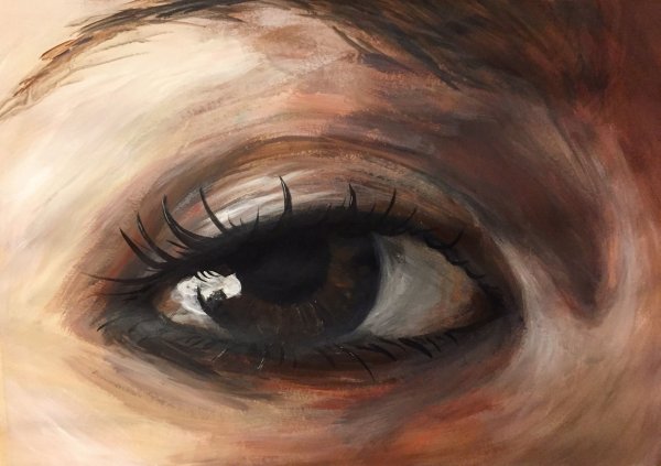 Карие глаза мужские