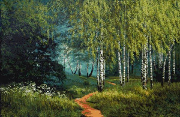 Художник Былич Александр.русские березы