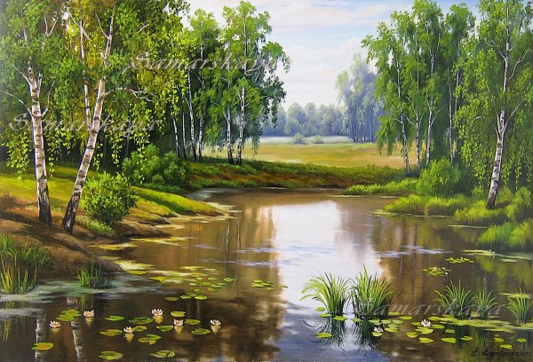 Художник Самарская Елена Михайловна березы