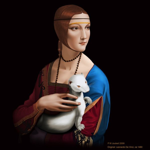 Дама с горностаем картина Леонардо да Винчи