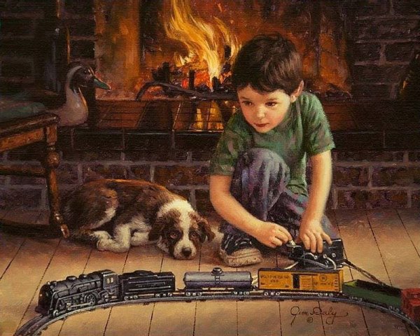 Картина художник Джим Дэли (Jim Daly).