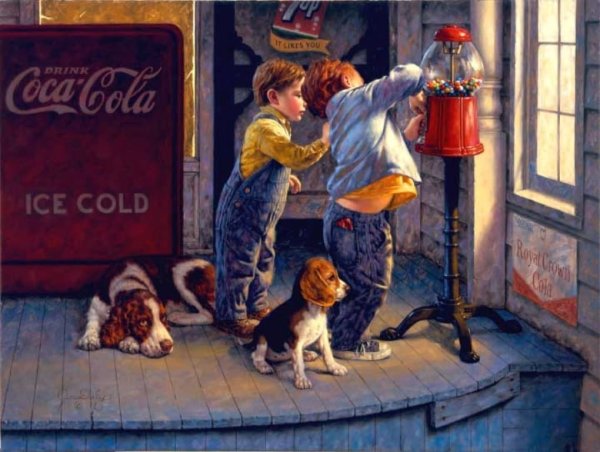 Американский художник Джим Дейли.