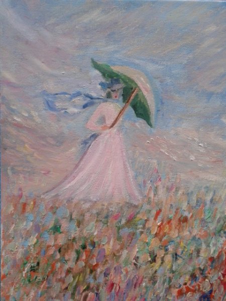 Клод Моне. «Прогулка». 1875.