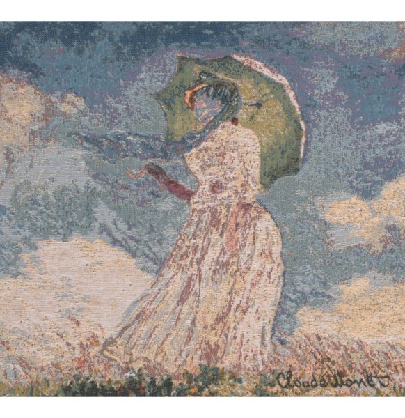 Клод Моне девушка с зонтиком