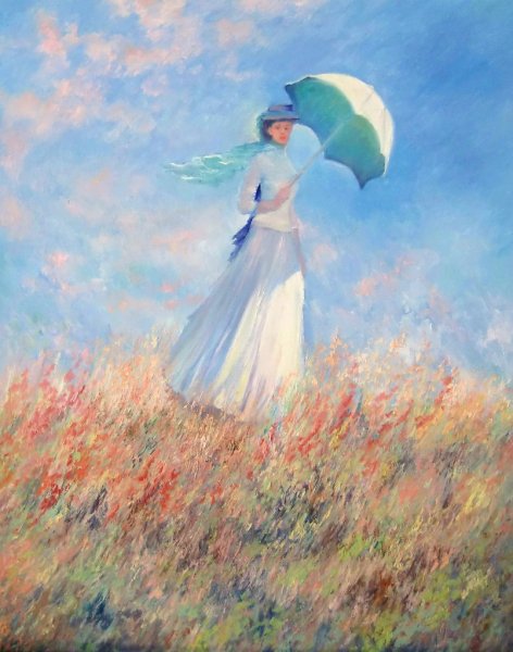 Кдод Моне „дама с зонтиком"