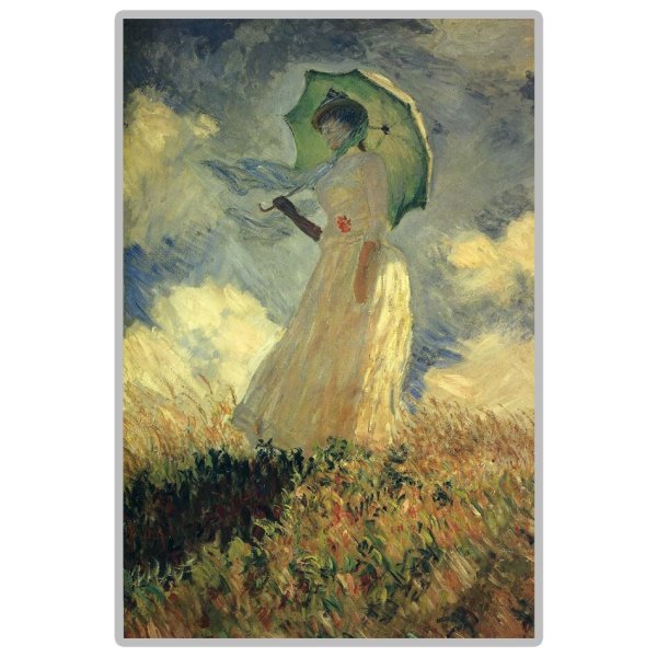 Клод Моне. Прогулка (Камилла с зонтиком)