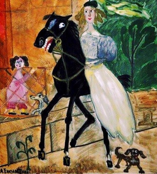 Карл Брюллов "всадница"