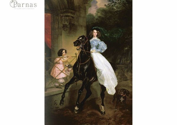 Карл Брюллов "всадница"