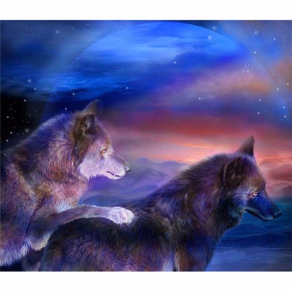 Кэрол Каваларис картины волки