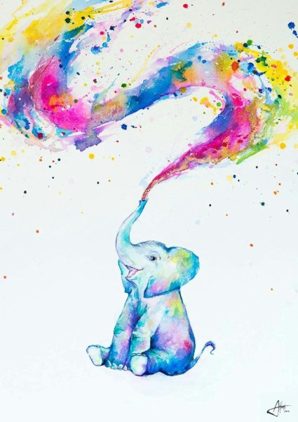 Рисование акварельными карандашами для детей