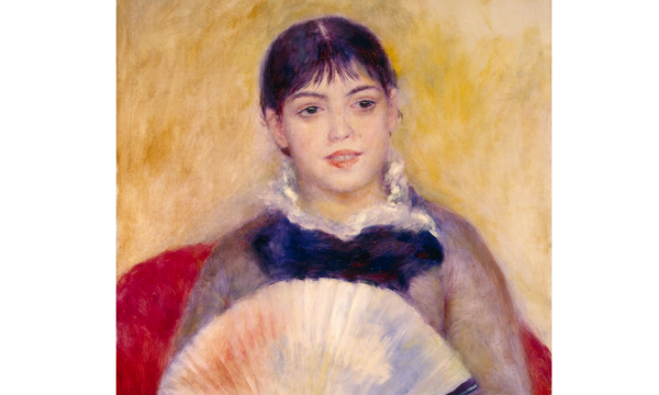 Пьер Ренуар девушка с веером