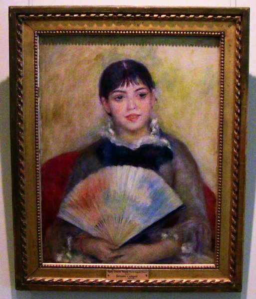 Огюст Ренуар дама с веером