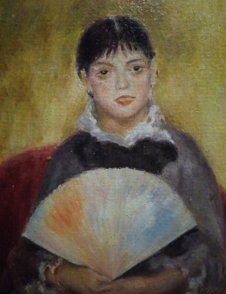 Пьер Огюст Ренуар. Дама с веером.