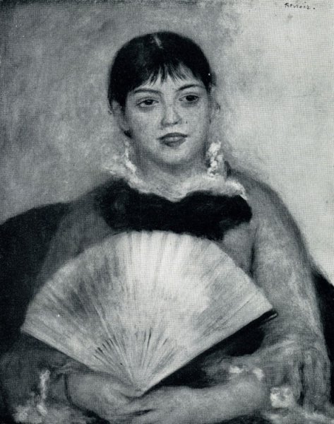 Клод Огюст Ренуар «девушка с веером»,1881.