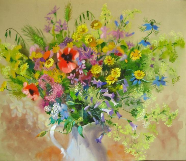 Цветы картины Натальи Аникиной Закревской