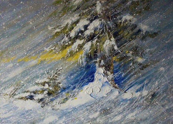 Метель. Художник Владимир Куликов