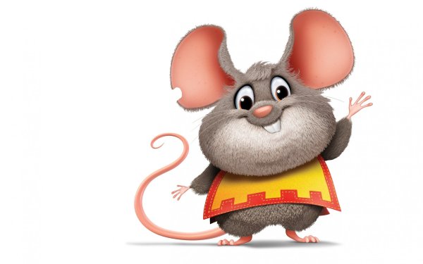 Веселый мышонок для детей