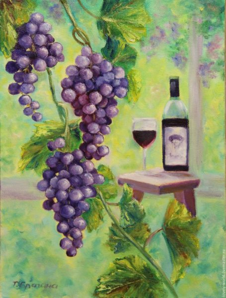 Картина Апеллеса виноград