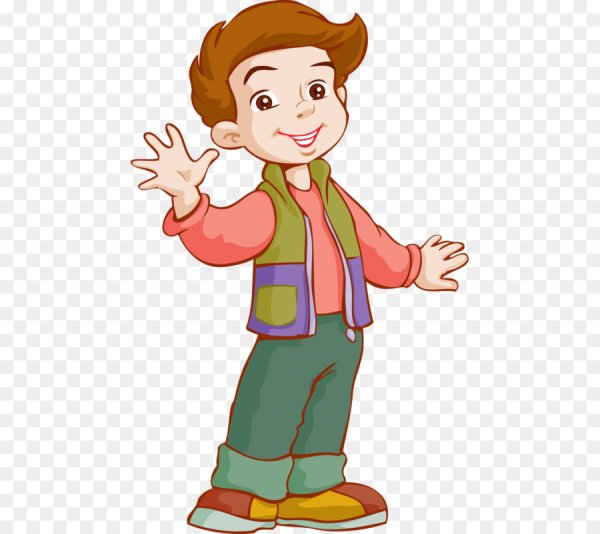 Мальчик на прозрачном фоне